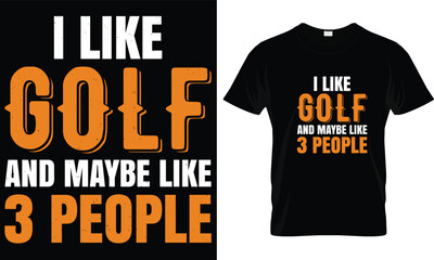 
Golf t-shirt design vector graphic.