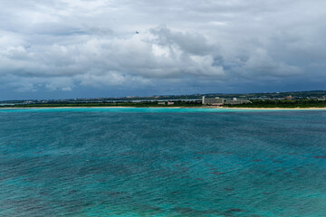 宮古島の青い海