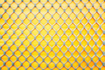 close-up of an air filter with a mesh grid structure