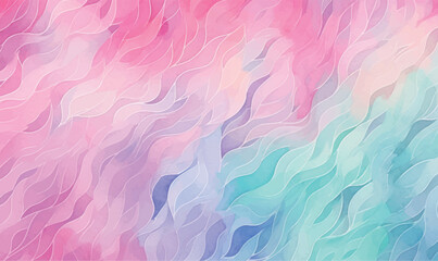 Fototapeta na wymiar abstract colorful background with waves pastel color