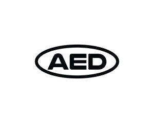 AED LOGO DESIGN VECTOR TEMPLATE
