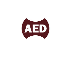 AED LOGO DESIGN VECTOR TEMPLATE