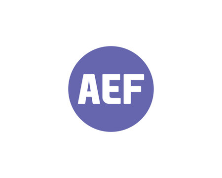 AEF LOGO DESIGN VECTOR TEMPLATE