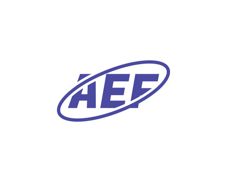 AEF LOGO DESIGN VECTOR TEMPLATE