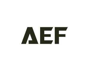 AEF LOGO DESIGN VECTOR TEMPLATE