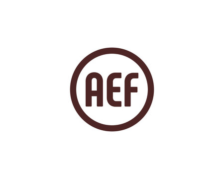 AEF LOGO DESIGN VECTOR TEMPLATE