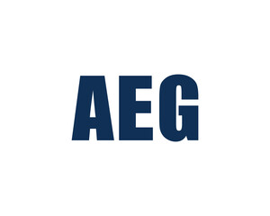 AEG LOGO DESIGN VECTOR TEMPLATE