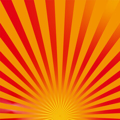 Sunburst, sun rays yellow background. Vector illustration. EPS 10.