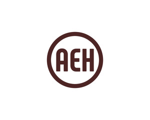 AEH LOGO DESIGN VECTOR TEMPLATE
