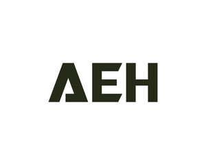 AEH LOGO DESIGN VECTOR TEMPLATE