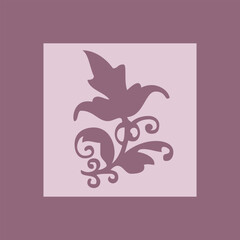 Vintage ornate linear ornaments in Kazakh traditional style. Asian floral designs. Abstract Asian elements of the national pattern of the ancient nomads of the Kyrgyz, Mongols, Kazakhs, Tatars.