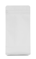 One new paper bag isolated on white