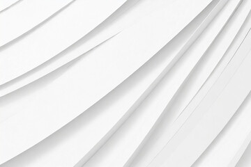 Fototapeta premium Abstract modern white curve background
