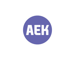 AEK LOGO DESIGN VECTOR TEMPLATE