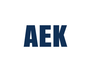 AEK LOGO DESIGN VECTOR TEMPLATE