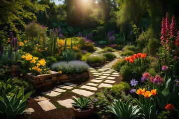 Obraz premium path in the garden