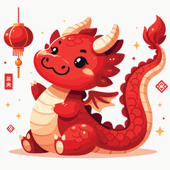 Welcome the Chinese New Year with our 2024 Dragon Icon! This charming design features a stylized dragon, a symbol of power, strength, and good luck in Chinese culture.