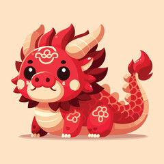 Welcome the Chinese New Year with our 2024 Dragon Icon! This charming design features a stylized dragon, a symbol of power, strength, and good luck in Chinese culture.