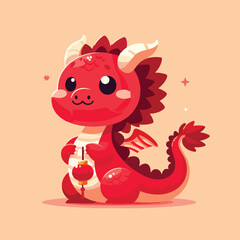 Welcome the Chinese New Year with our 2024 Dragon Icon! This charming design features a stylized dragon, a symbol of power, strength, and good luck in Chinese culture.