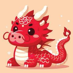 Welcome the Chinese New Year with our 2024 Dragon Icon! This charming design features a stylized dragon, a symbol of power, strength, and good luck in Chinese culture.