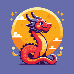 Welcome the Chinese New Year with our 2024 Dragon Icon! This charming design features a stylized dragon, a symbol of power, strength, and good luck in Chinese culture.