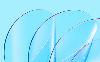 Abstract glass background, 3d rendering.