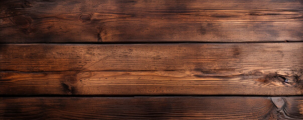 Obraz na płótnie Canvas illustration of old brown wood wall texture background. Created with Generative AI 