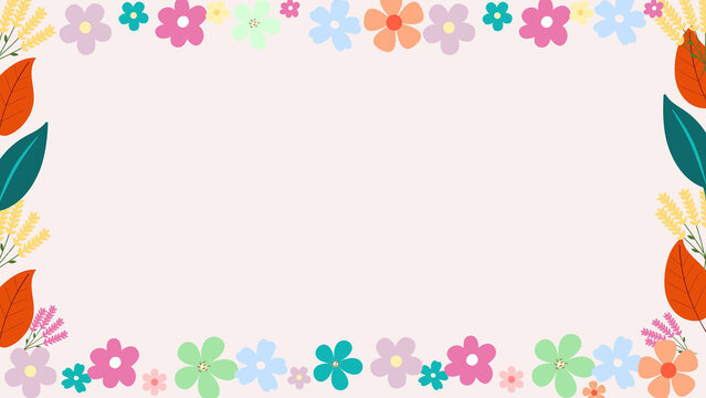 Happy Valentine - blossom flower background