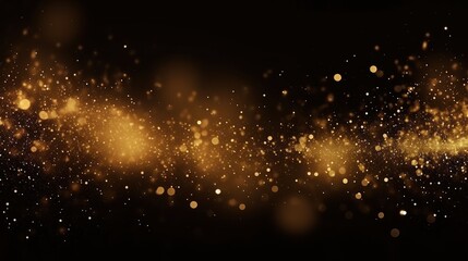 gold, black and blue sparkling background with fireworks. concept of Christmas and new year's eve - obrazy, fototapety, plakaty