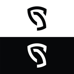 Letter S Logo Design Vector. Usable for Business Logo. Initials Vector
