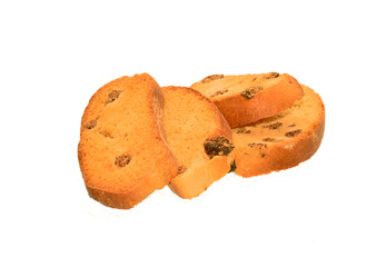 bread isolated on white background