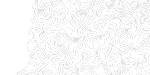 Abstract pattern with lines. Abstract sea map geographic contour map and topographic contours map background. Abstract white pattern topography vector background. Topographic line map background.