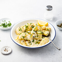 Potato salad with lemon dressing