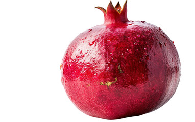 Pomegranate On Transport Background.