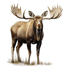 Moose deer transparent background