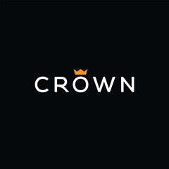 Fototapeta na wymiar Crown Logo Design. Usable for Business Logo. Logo Element