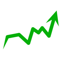 green arrow graph growth