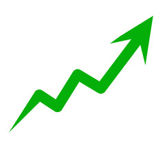 green arrow graph growth