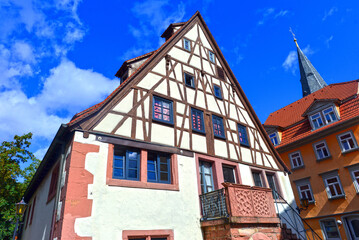 Altstadt Eberbach im Rhein-Neckar-Kreis (Baden-Württemberg)
