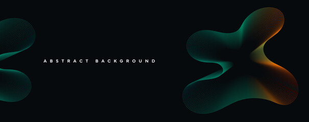 3D wave abstract background design for banner, background, poster, pattern, line. Vector File