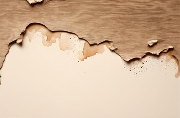 Coffee Stains texture background with Generative AI.