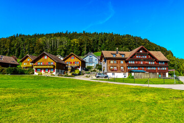 Fototapeta na wymiar Siedlung Tufertschwil in der Gemeinde Lütisburg im Kanton St. Gallen (Schweiz) 