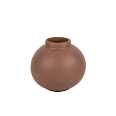 trendy design decorative ceramic vase isolated on white background