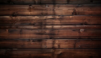 Obraz premium High resolution top view of a beautiful dark wood background with a rich and textured surface