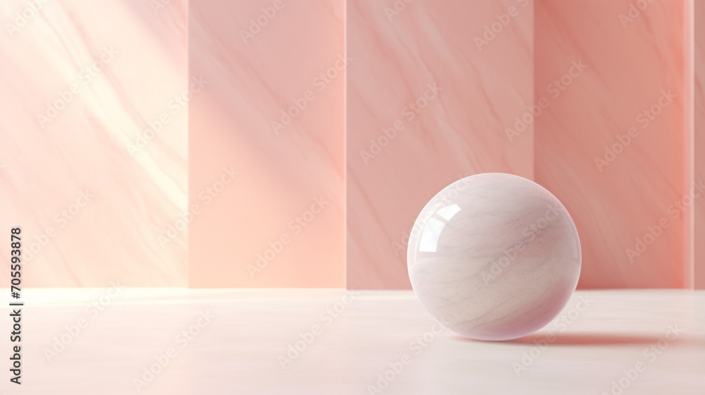 Poster minimalistic background abstract with generative ai. podium for display product.