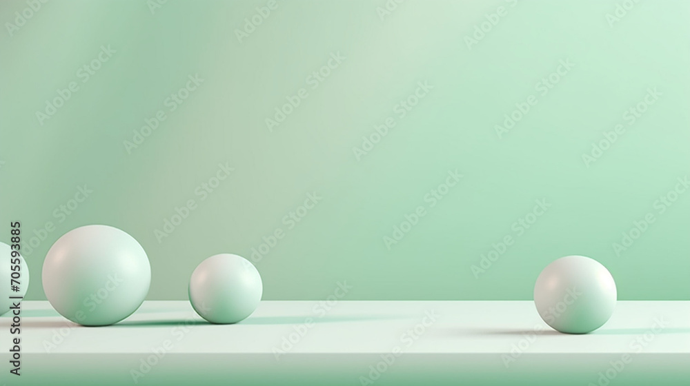 Poster minimalistic background abstract with generative ai. podium for display product.