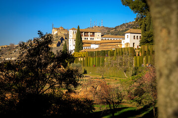 Fototapeta na wymiar View from Alhambra, Granada, Spain