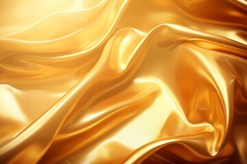 Fototapeta premium Luxurious and captivating gold crumpled foil texture background for stunning visual appeal