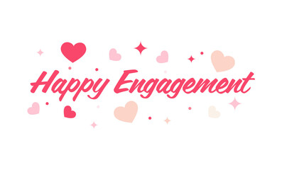 Text design Happy Engagement