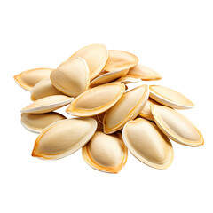 pumpkin seeds isolated on transparent background Remove png, Clipping Path, pen tool